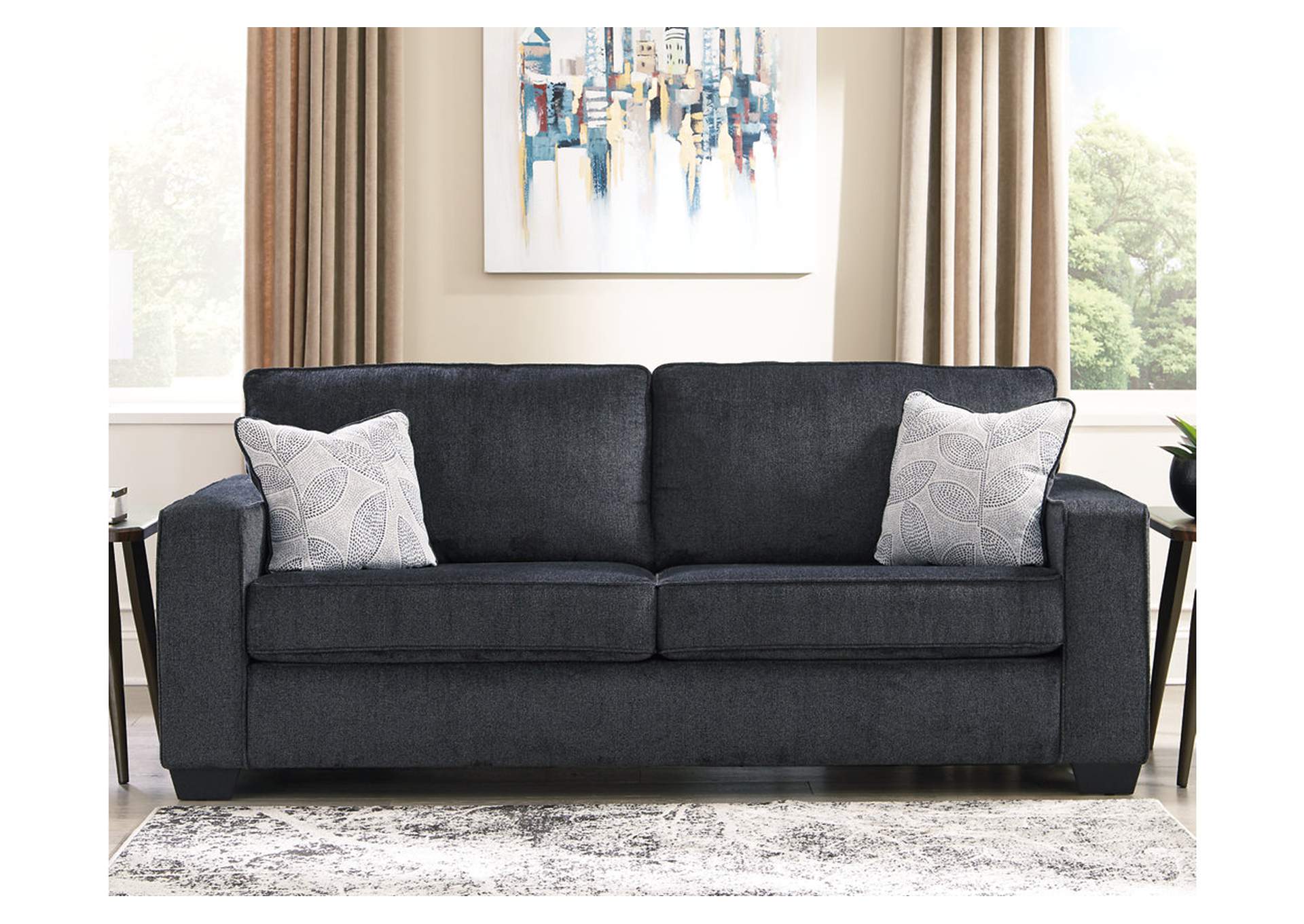 ALTARI SLATE SLEEPER SOFA QUEEN
