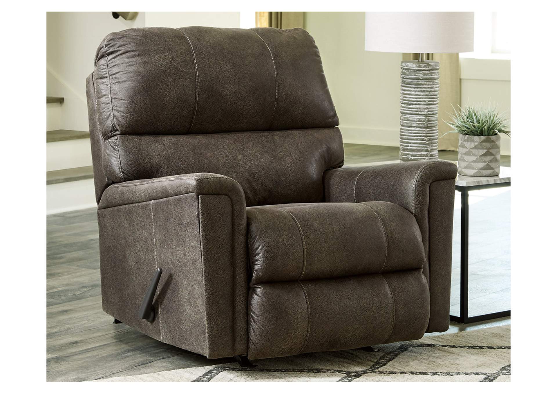94002-25 NAVI RECLINER ROCKING MANUAL RECLINING 39X41X42 SMOKE