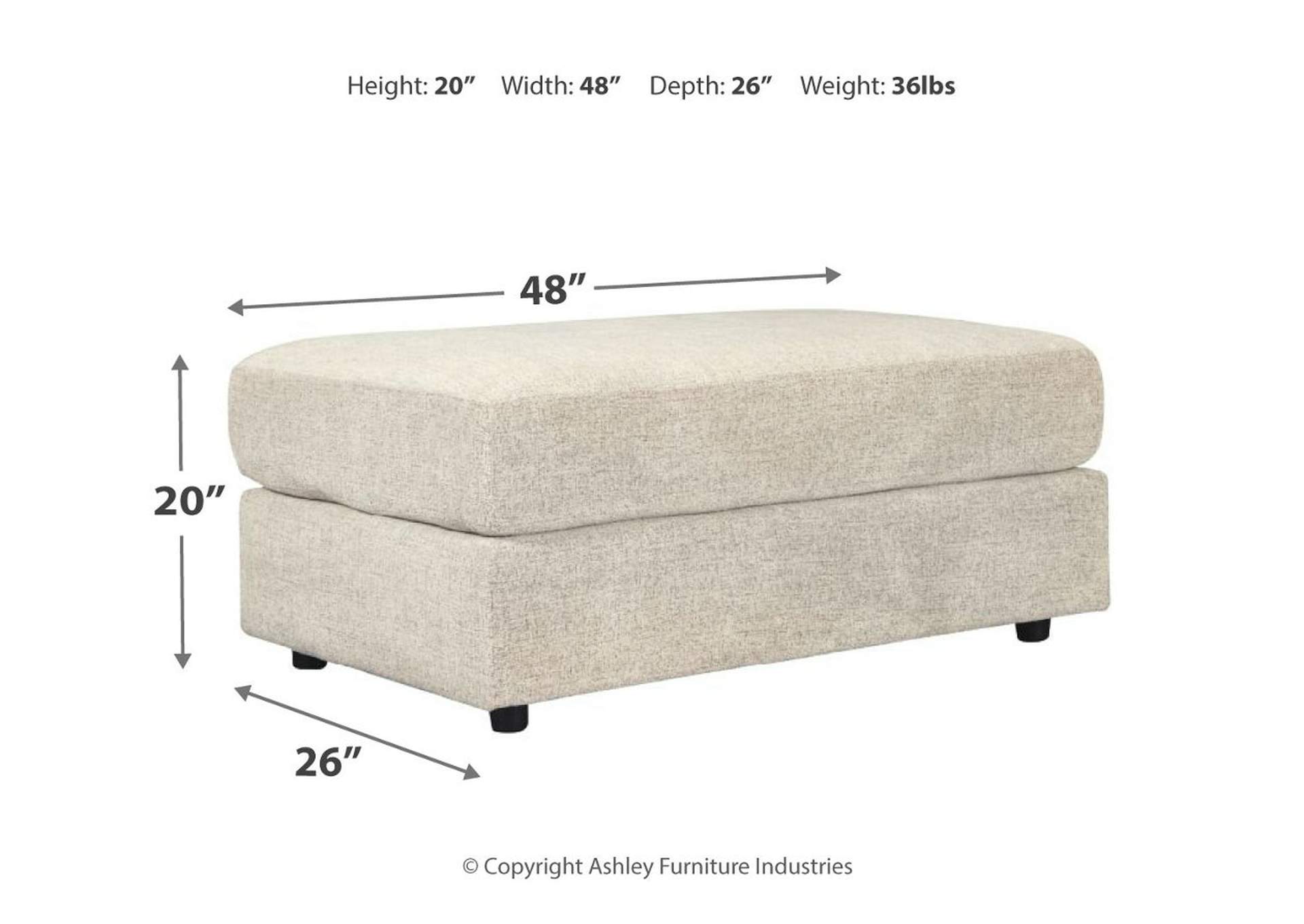 SOLETREN STONE OTTOMAN