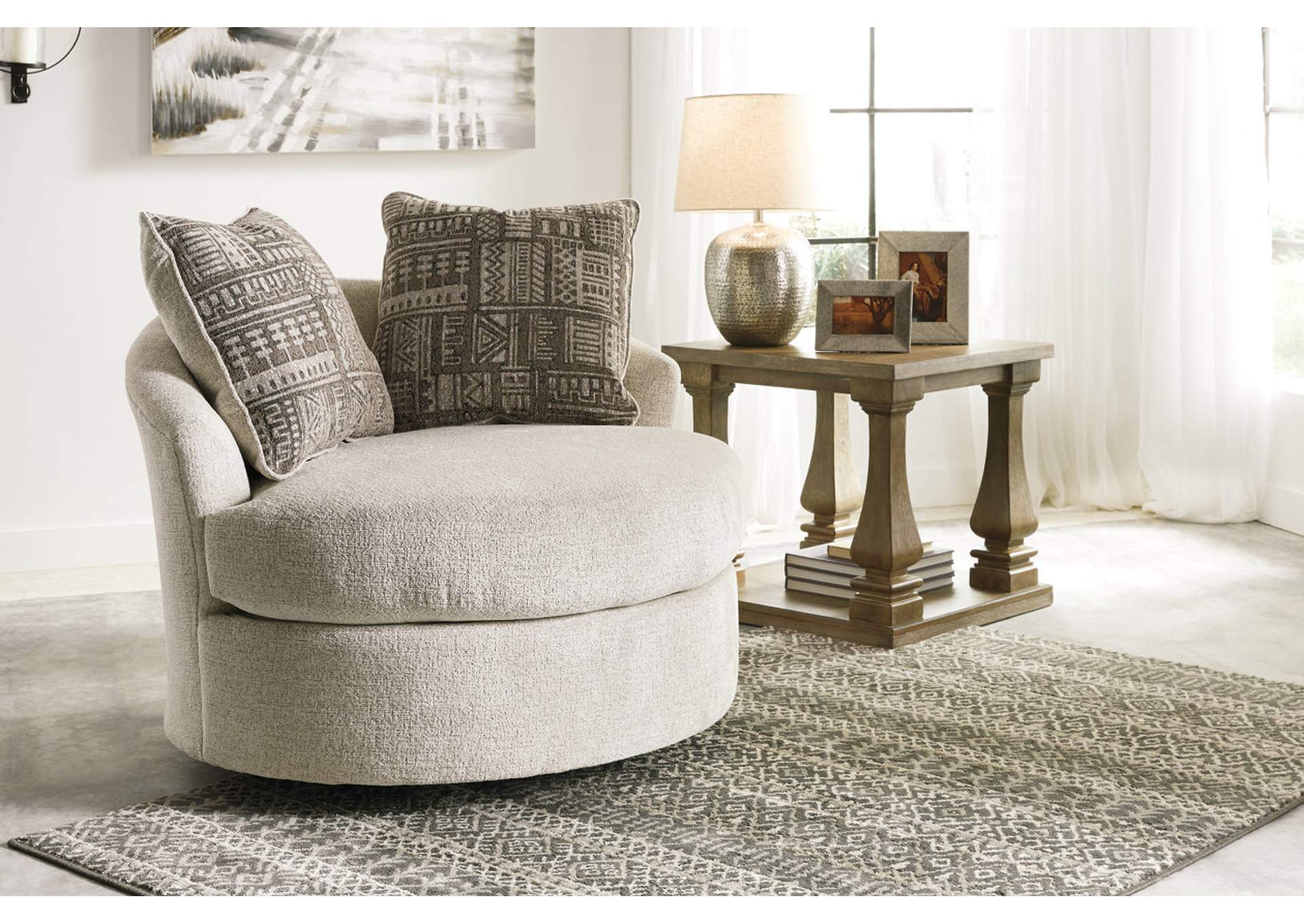 SOLETREN STONE CHAIR SWIVEL