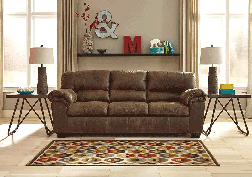 12020-38 BLADEN SOFA STATIONARY 90X36X38 COFFEE