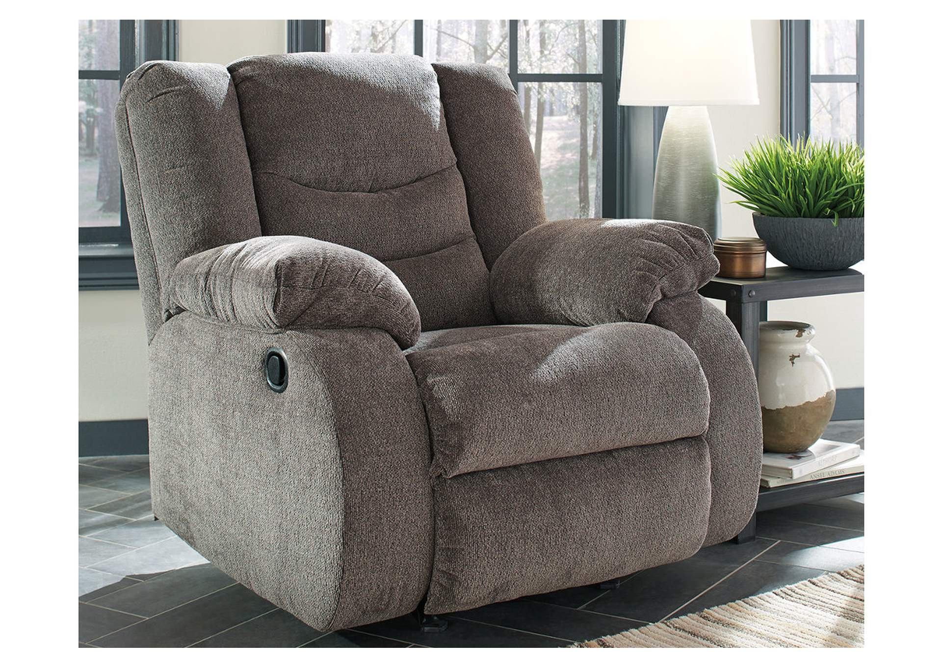98606-25 TULEN ROCKER/RECLINER MANUAL RECLINING 39X40X40 GRAY