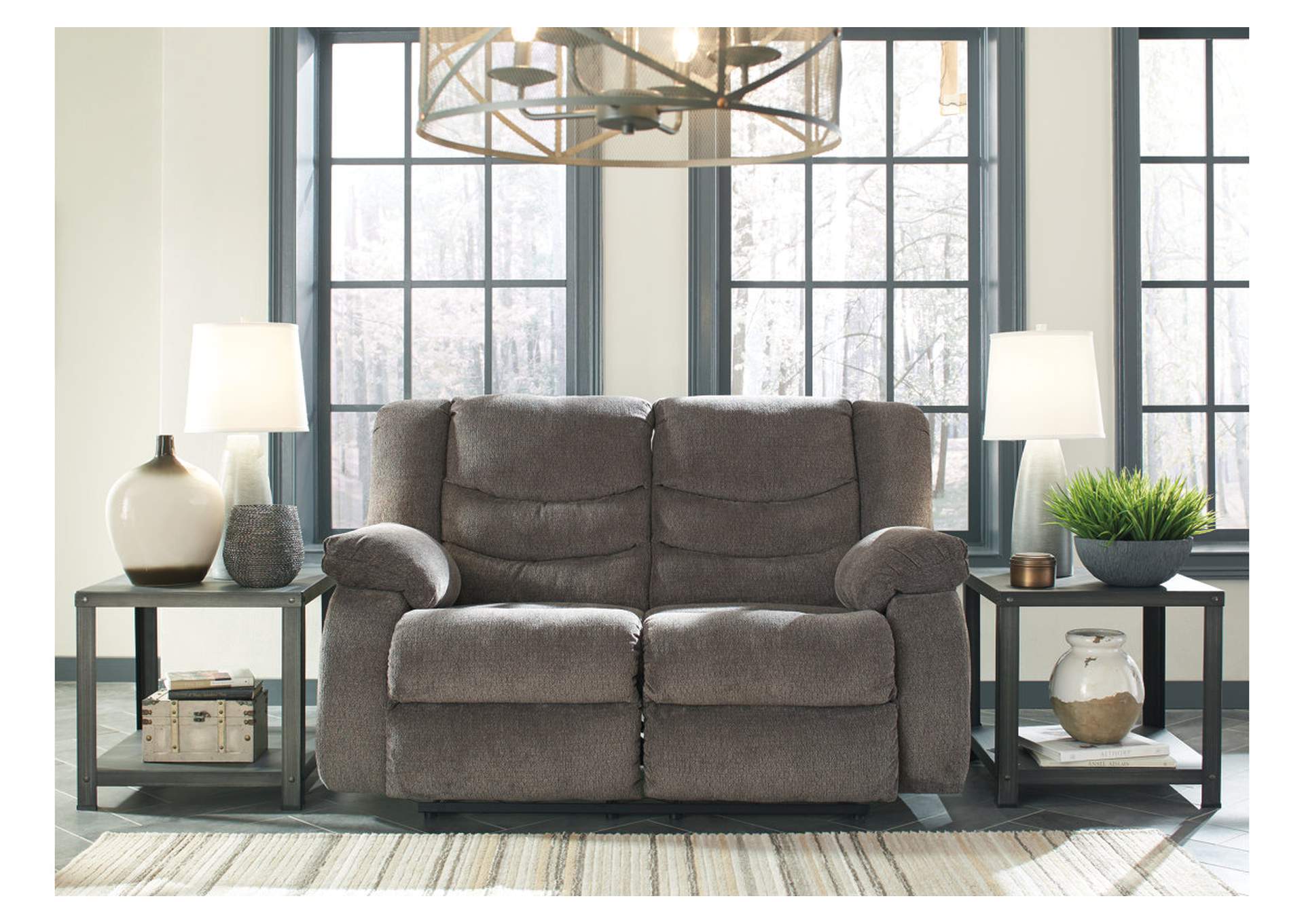 98606-96 TULEN LOVESEAT MANUAL RECLINING 63X40X40 GRAY