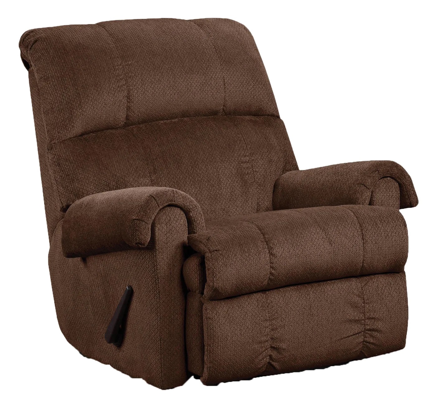 9010-C KENNEDY ROCKER/RECLINER W/CHAISE MANUAL RECLINING 36X40X36 CHOCOLATE