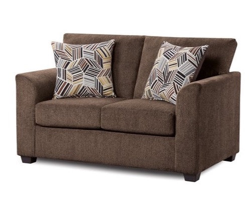 3000-3002-C KENNEDY LOVESEAT STATIONARY 59X36X38 CHOCOLATE