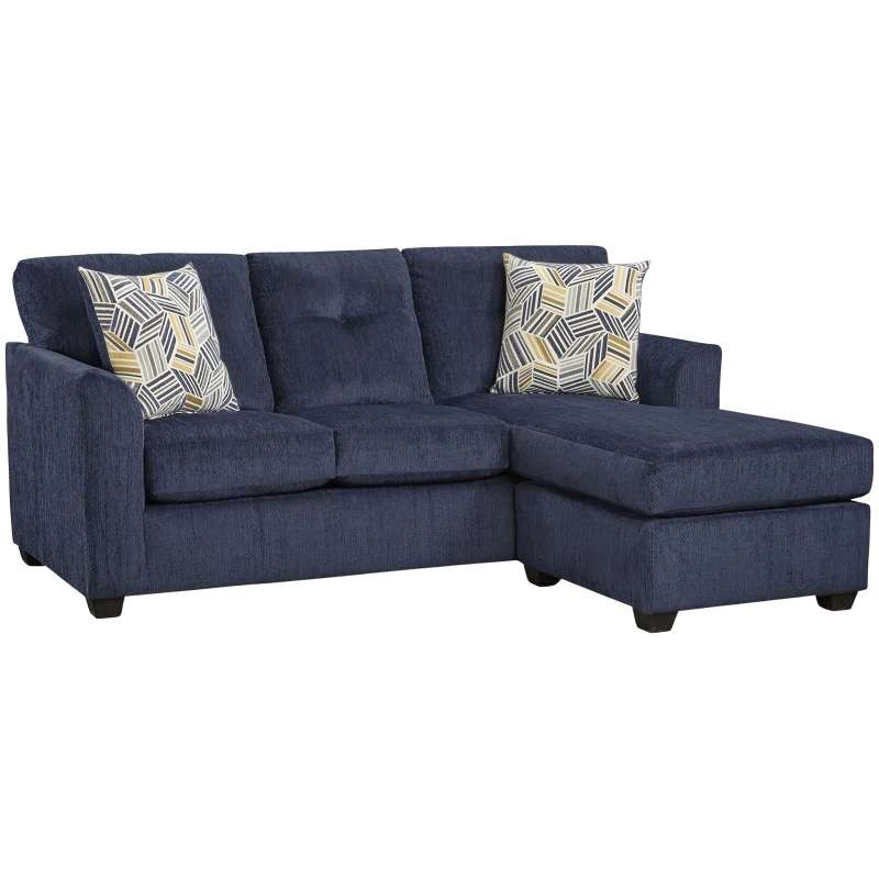 3000-3006-N KENNEDY SOFA W/MOVABLE CHAISE STATIONARY 83X68X38 NAVY