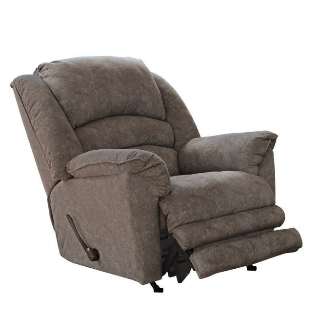 47752-1628-29 RIALTO ROCKER/RECLINER W/EXTENDED OTTOMAN MANUAL RECLINING 47X43X47 CHOCOLATE
