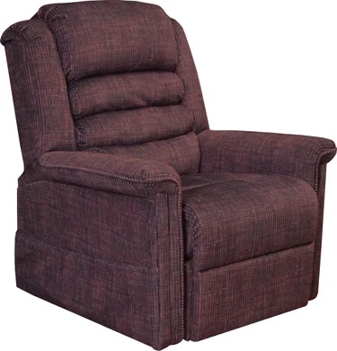 4825-2001-34 SOOTHER LIFT CHAIR W/HEAT & MASSAGE POWER RECLINING 36X39X43 350LB WINE