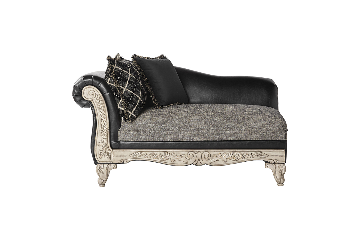 7925-CL KAIS CHAISE LOUNGE STATIONARY 60X35X35 ONYX