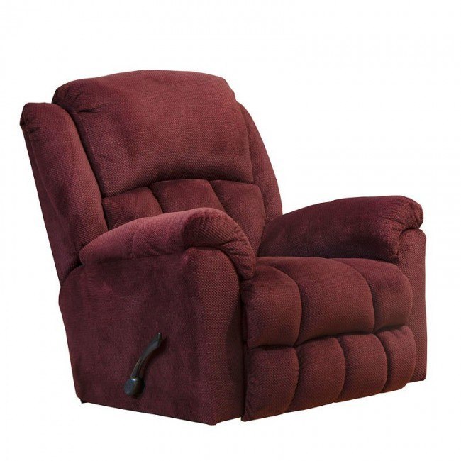 42112-2791-19 BINGHAM ROCKER/RECLINER W/HEAT & MASSAGE MANUAL RECLINING 39X44X42 CINNABAR