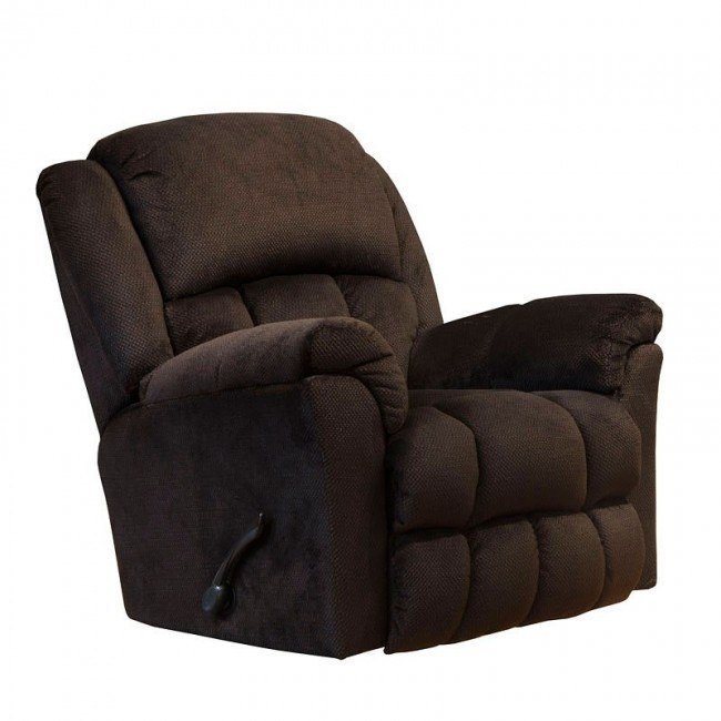 42112-2791-29 BINGHAM ROCKER/RECLINER W/HEAT & MASSAGE MANUAL RECLINING 39X44X42 CHOCOLATE