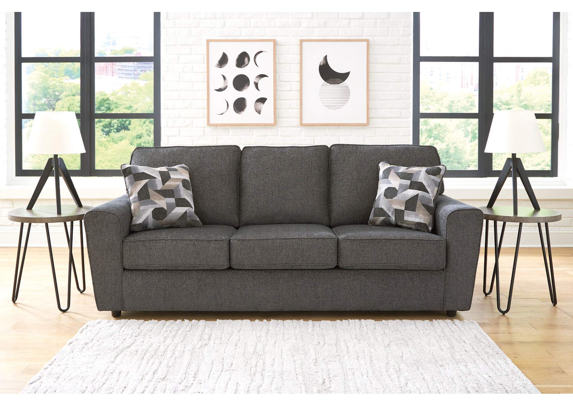 26804-38 CASCILLA SOFA STATIONARY 86X38X37 SLATE