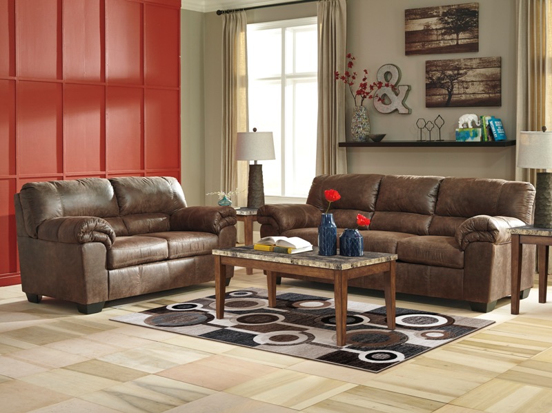 12020-SL BLADEN 2PC LIVING ROOM GROUP WITH SOF & LOVESEAT - COFFEE