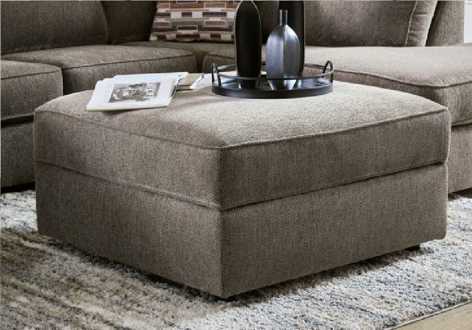 29402-11 O'PHANNON OTTOMAN STORAGE STATIONARY 37X37X21 PUTTY