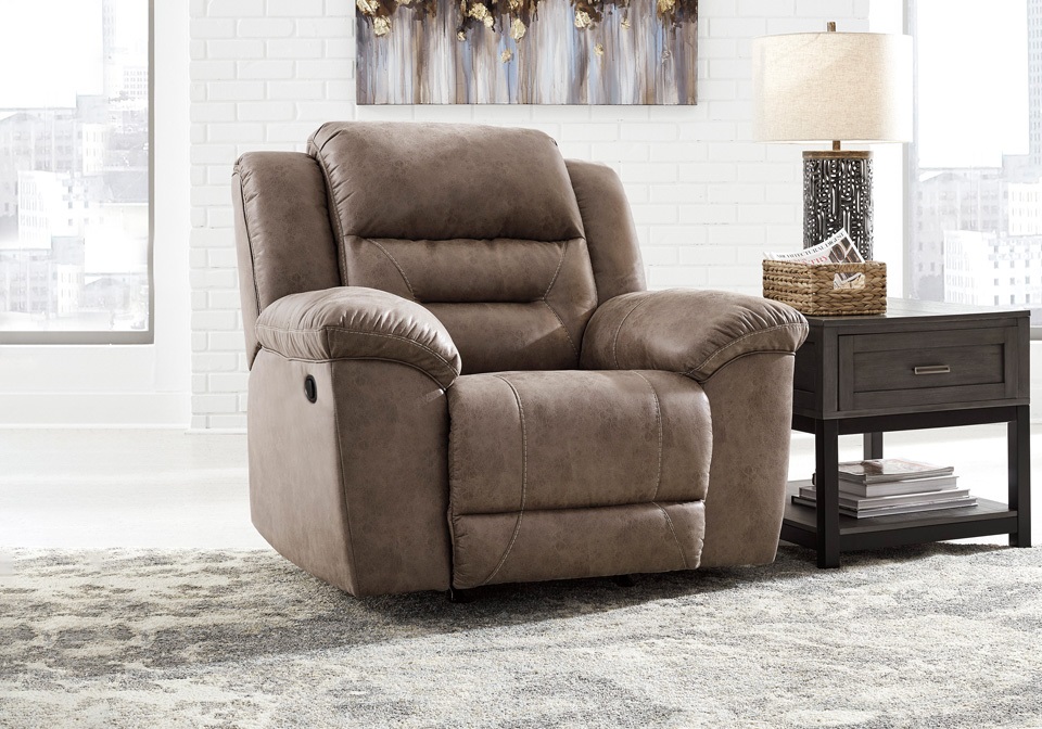 39905-25 STONELAND ROCKER/RECLINER MANUAL RECLINING 43X41X42 FOSSIL