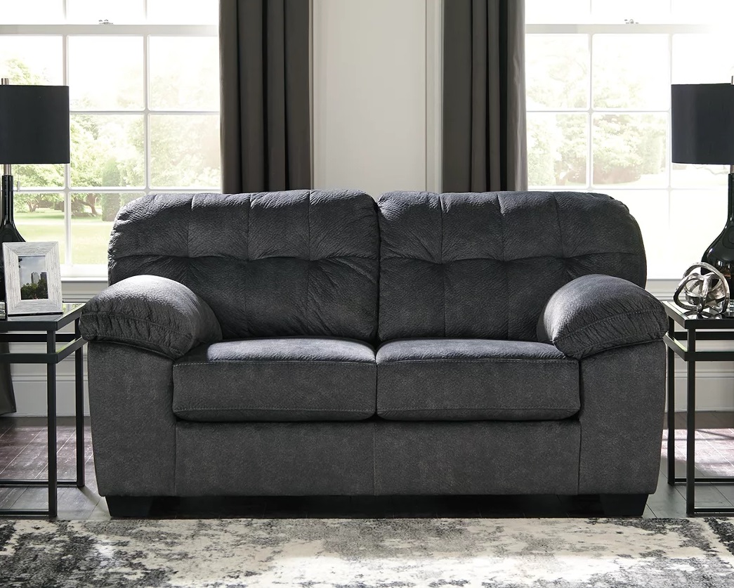 70509-35 ACCRINGTON LOVESEAT STATIONARY 72X41X39 GRANITE