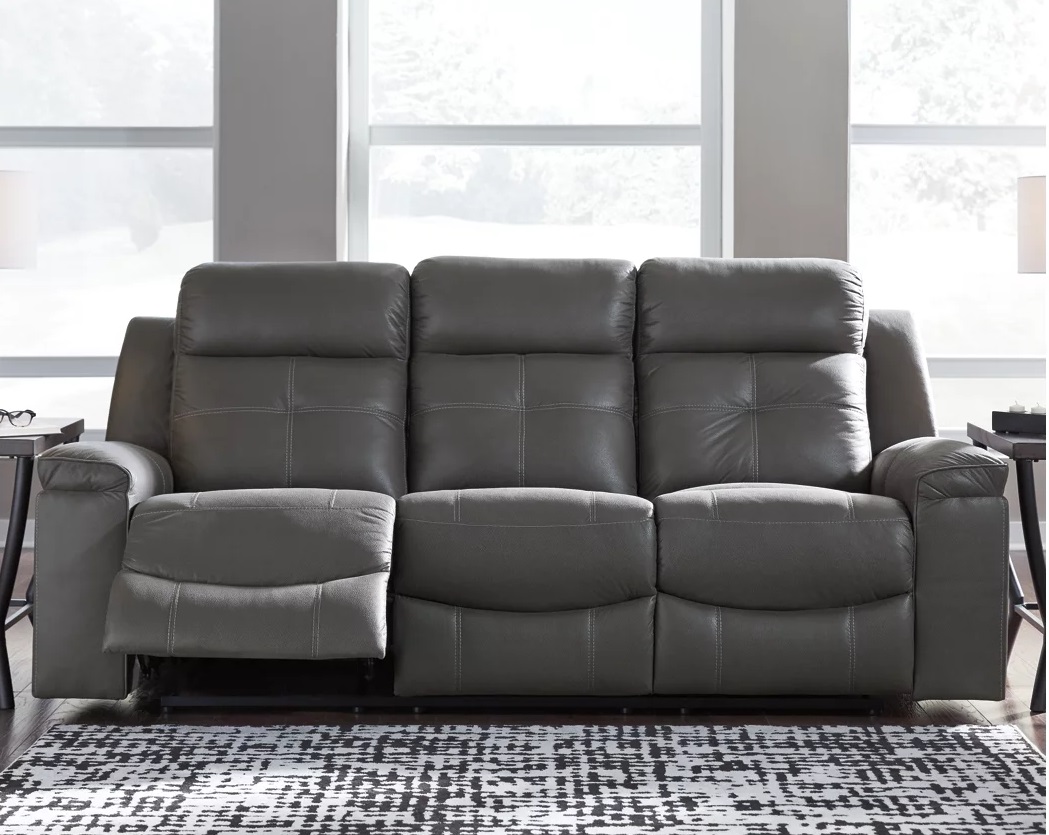 86705-88 JESOLO SOFA MANUAL RECLINING 88X40X42 DARK GRAY