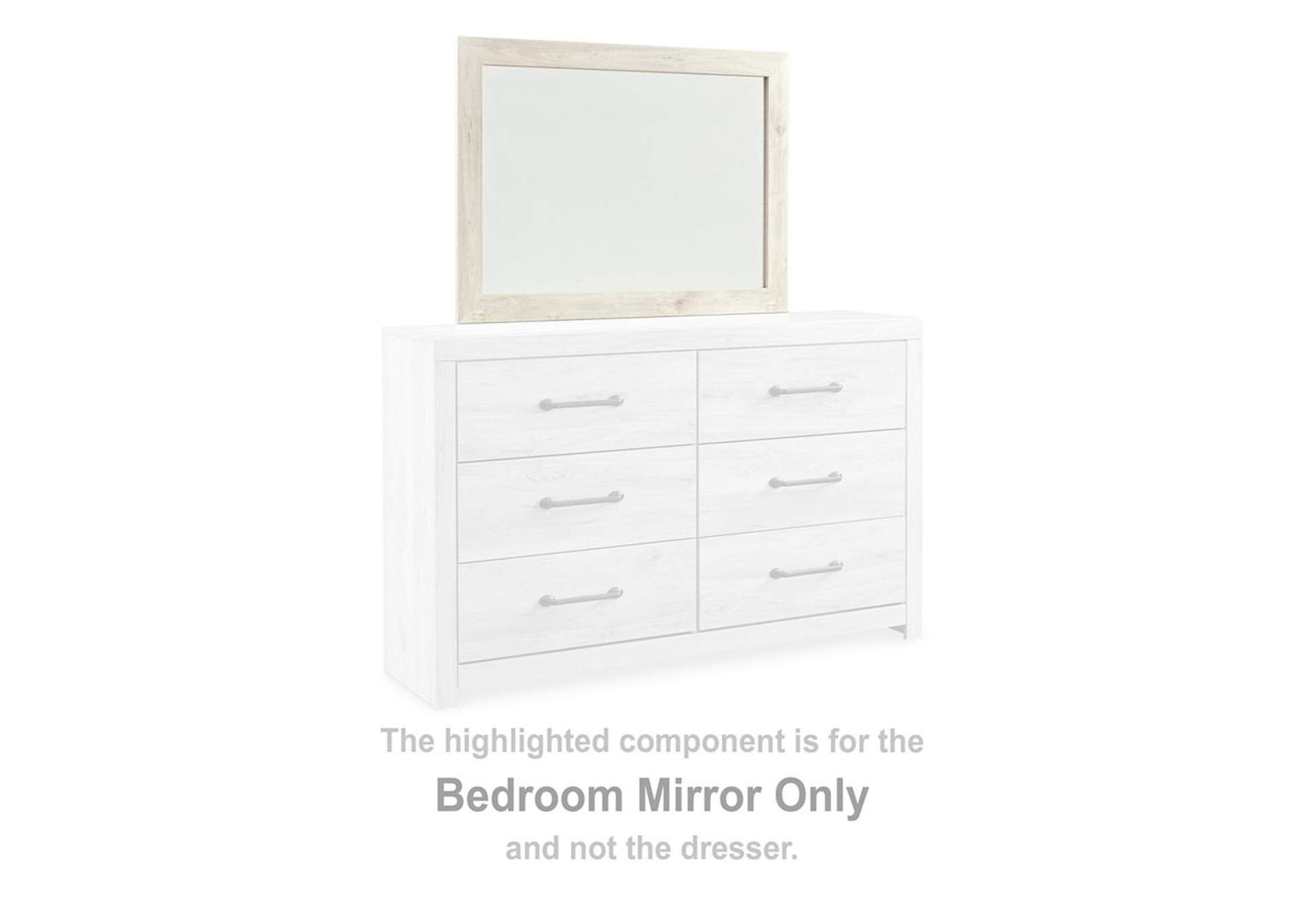 CAMBECK MIRROR WHITEWASH