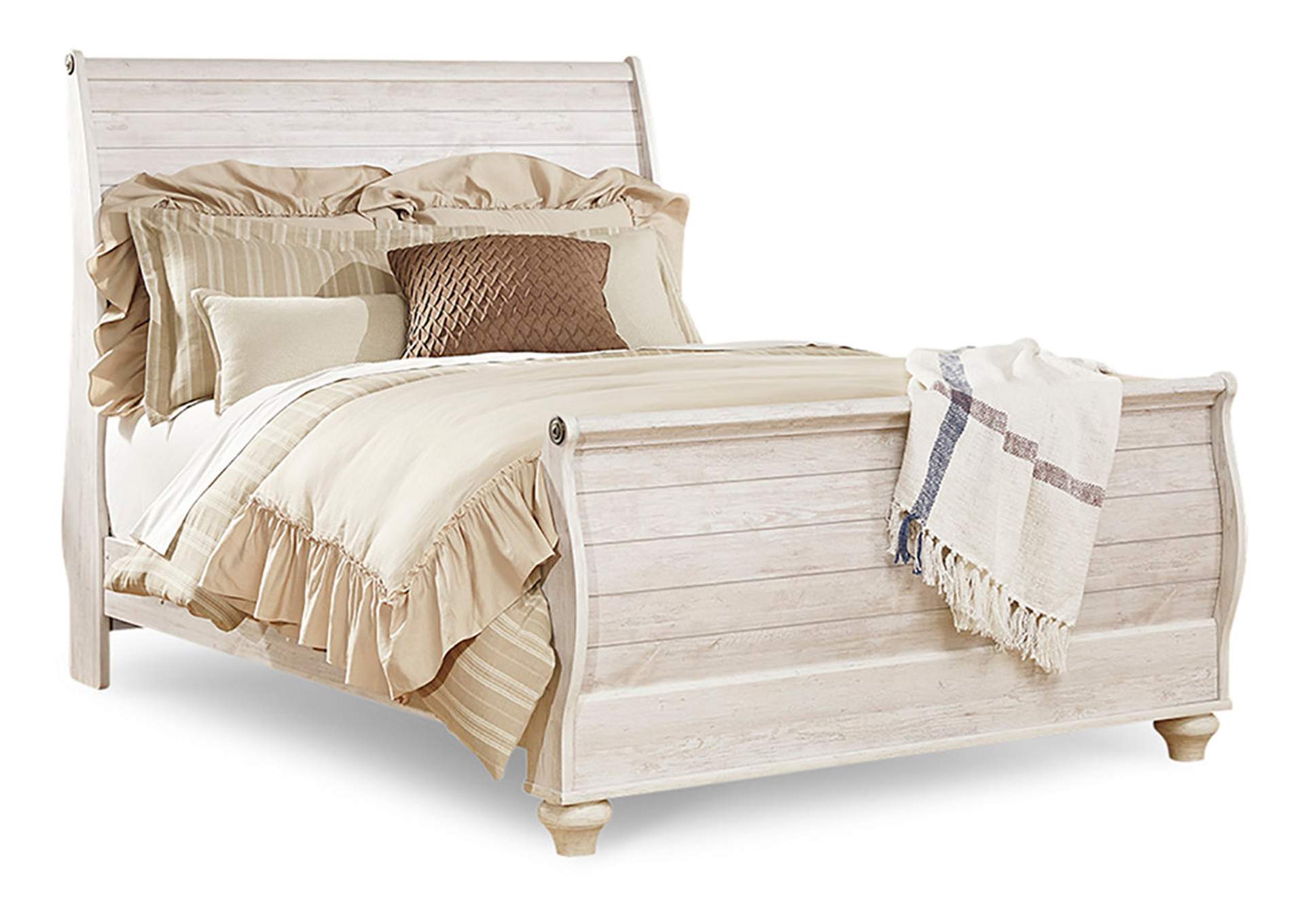 Willowton Queen Sleigh Bed
