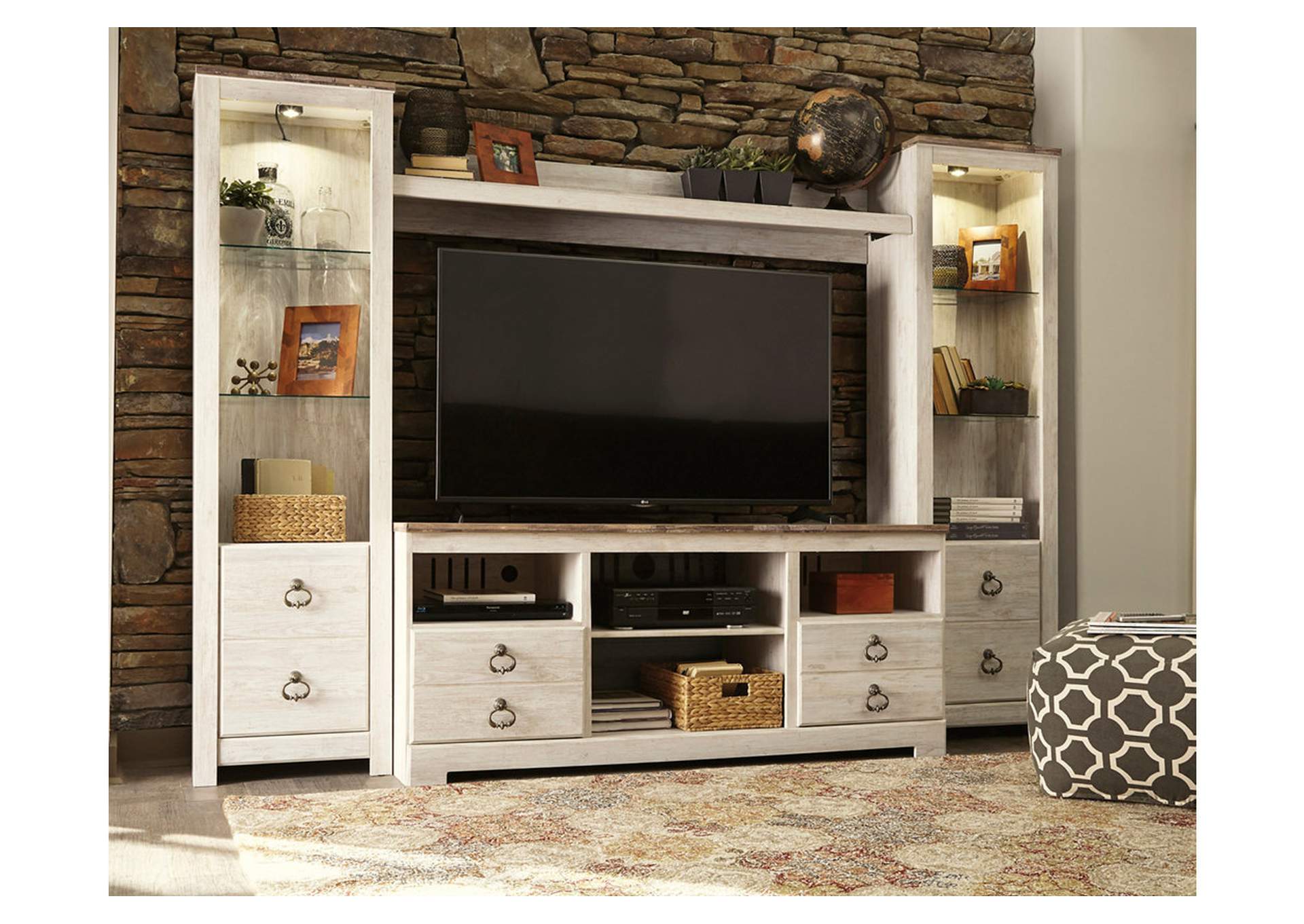 Willowton 4-Piece Entertainment Center