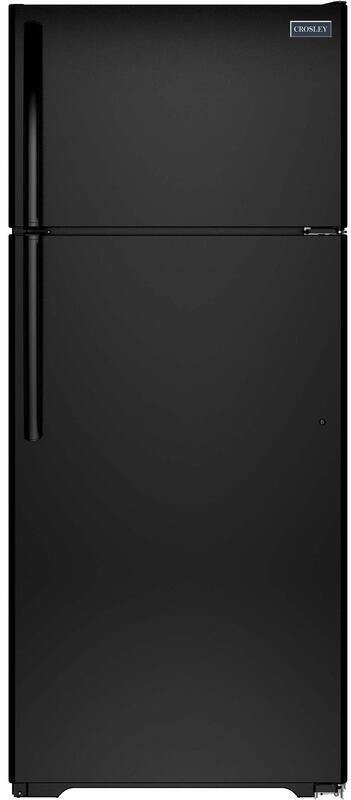 Crosley 17.5 cf Top Mount Refrigerator - Black