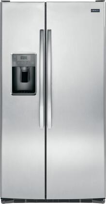 Crosley 36 Inch Fingerprint Resistant Stainless Steel Freestanding Side by Side Refrigerator