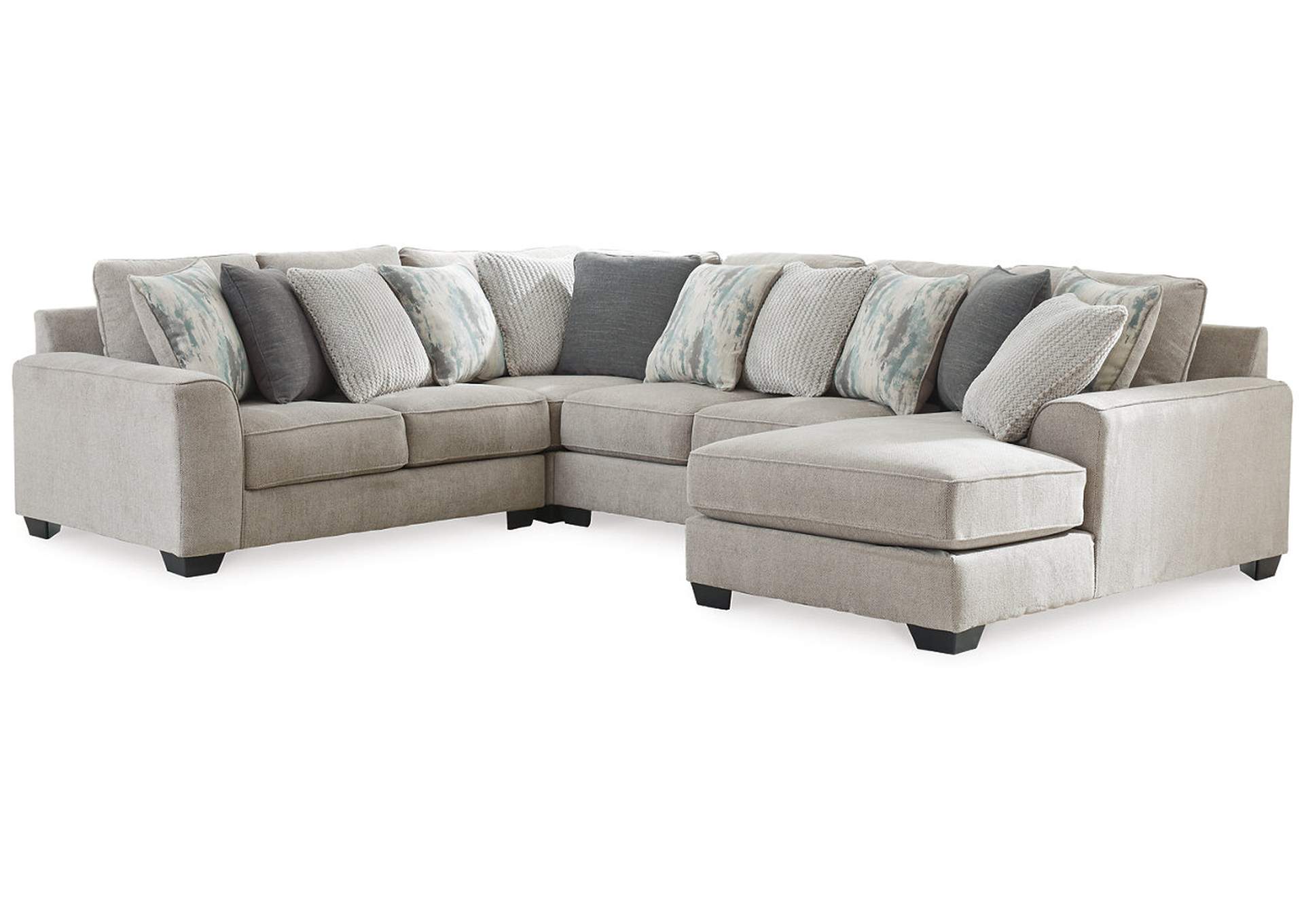 Ardsley 4-Piece Sectional with RAF Chaise