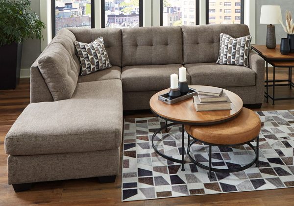 Mahoney Chocolate 2pc. LAF Chaise Sectional