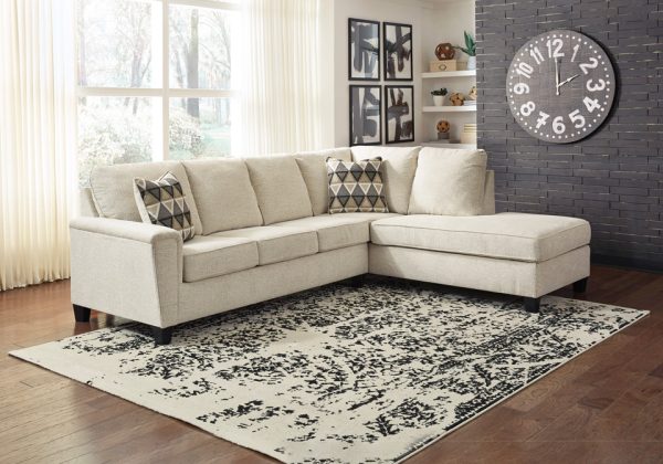 Abinger Natural 2pc RAF Chaise Sectional