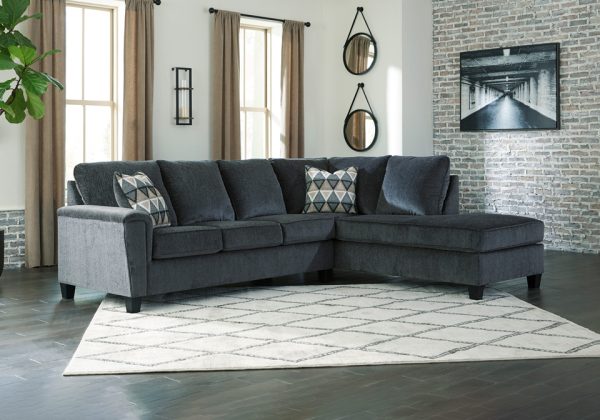 Abinger Smoke 2pc. RAF Chaise Sectional