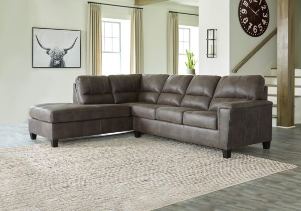 Navi Smoke 2pc. LAF Chaise Sectional