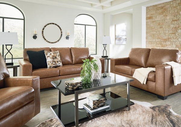Bolsena Caramel Sofa Set