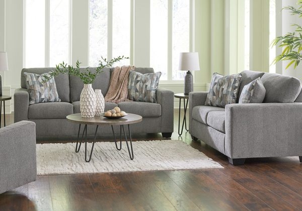 Deltona Graphite Sofa Set