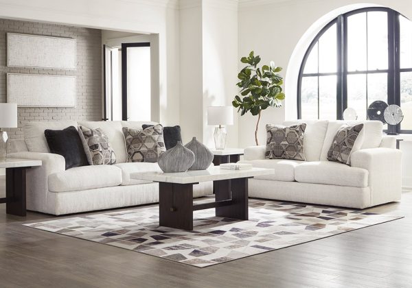 Karinne Linen Sofa Set
