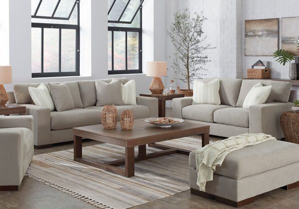 Maggie Flax Sofa Set