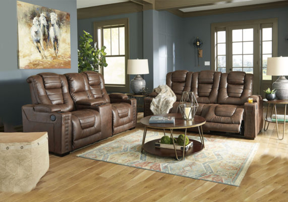Owner’s Box Thyme Power Reclining Sofa Set
