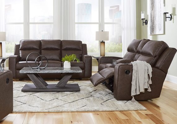 Lavenhorne Granite Reclining Sofa Set