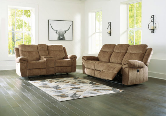 Huddle-Up Nutmeg Reclining Sofa Set