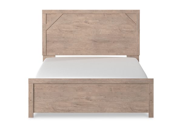 Senniberg Light Brown Queen Panel Bed Set - Goodman Creek