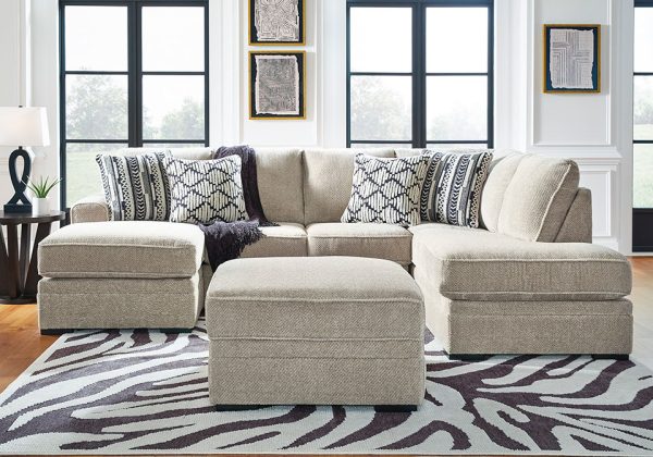 Calnita Sisal 2pc. RAF Chaise Sectional