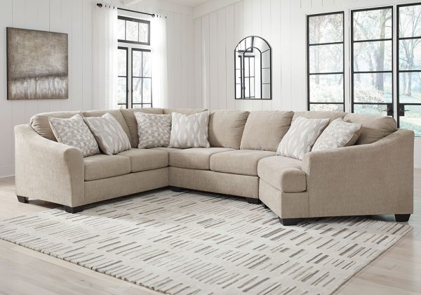 Brogan Bay Cork 3pc. RAF Cuddler Sectional
