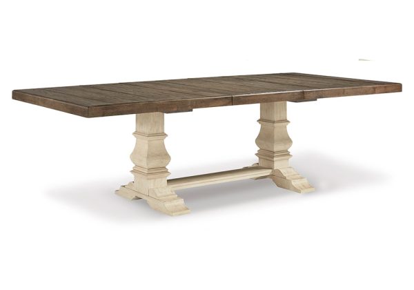 Bolanburg Two-Tone Trestle Extension Dining Table