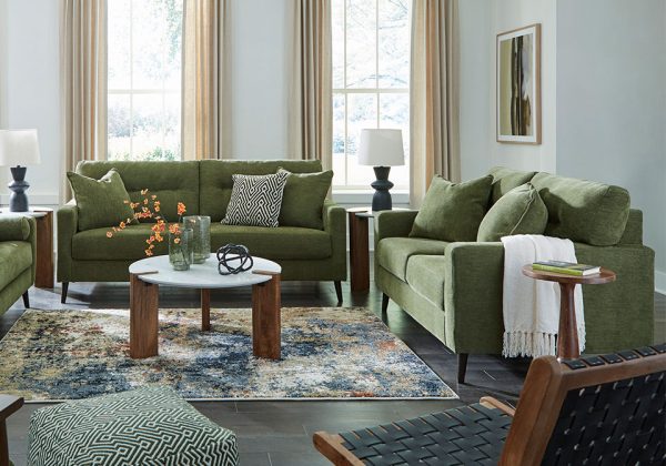 Bixler Olive Sofa Set