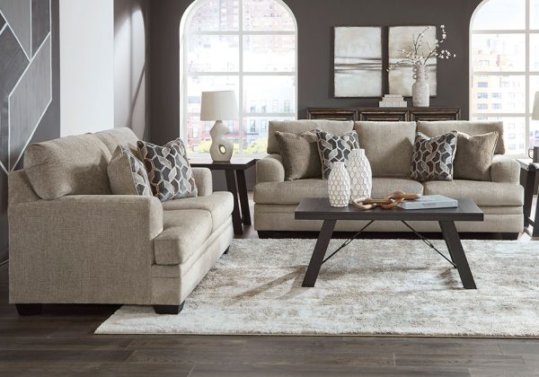 Stonemeade – Taupe Sofa Set