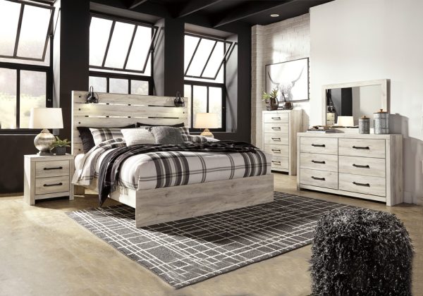 Cambeck Whitewash King Panel Bedroom Set