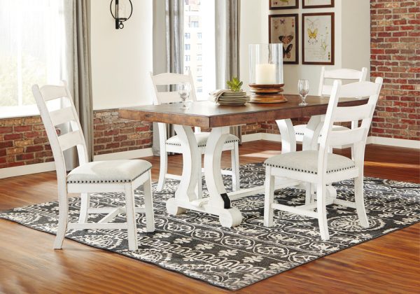 Valebeck Two-Tone 5pc. Dining Set