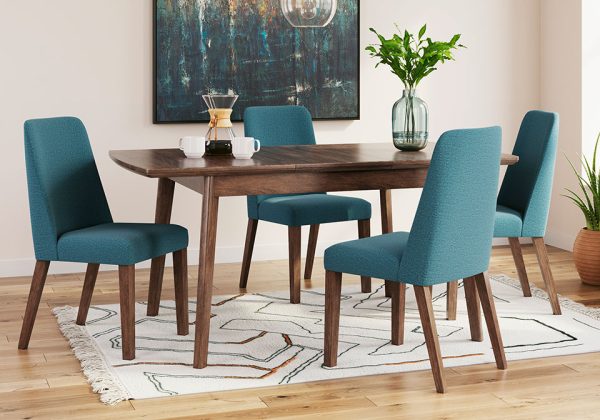 Lyncott Blue 5pc. Rect. Dining Set