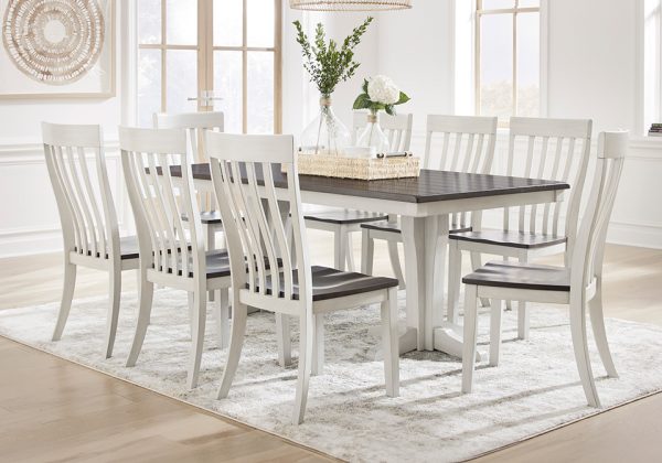 Darborn Two-Tone 9pc. Dining Set