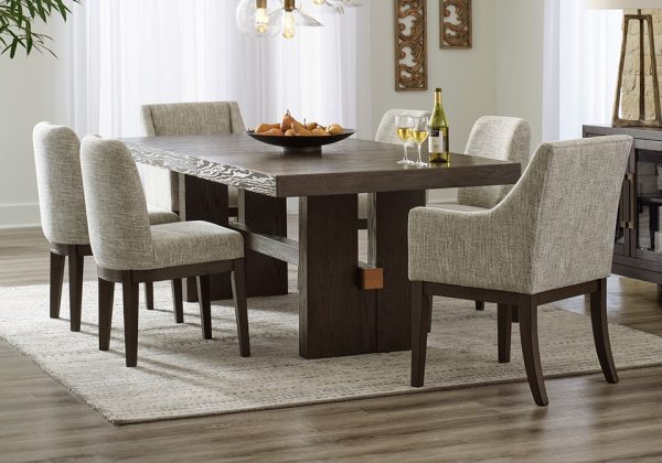 Burkhaus Dark Brown 7pc. Dining Set
