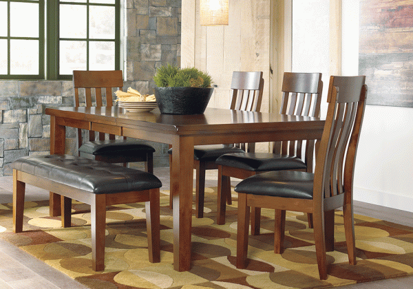 Ralene Medium Brown 5pc. Dining Set